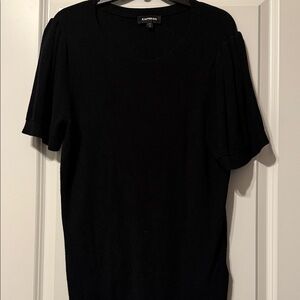 Express Men's Black Short Sleeve Tee